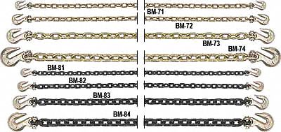 Chain, Grade 70, 1/2 Size, 15 ft, 12, 000 lb.