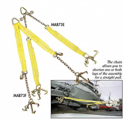 V Strap, 24 In. L, Polyester