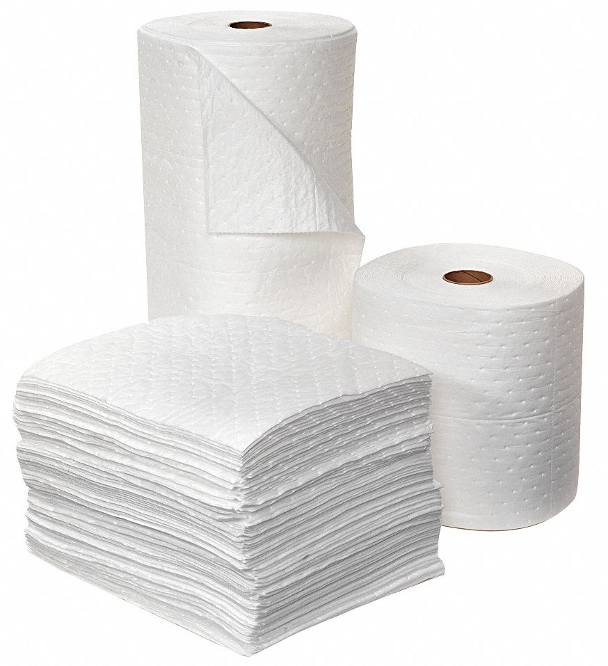 Absorbent Pads, 16 In. W, 20 In. L, PK 100
