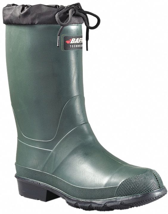 Midcalf Boots, Mens, 13, Drwstring, Grn, 1PR