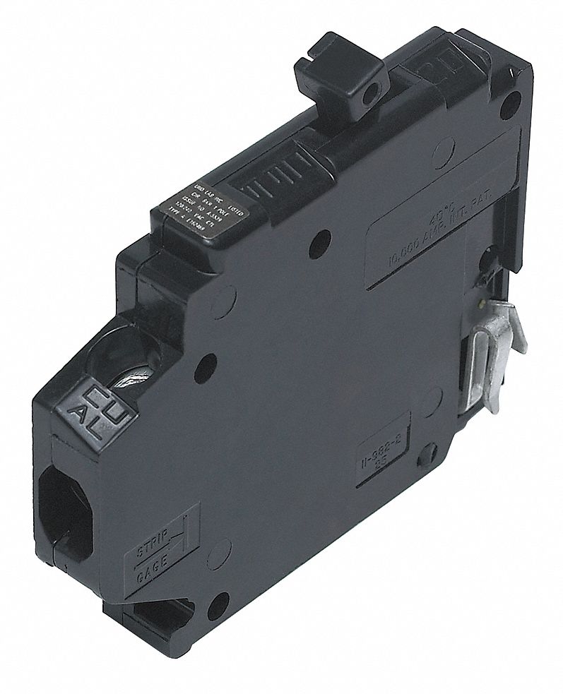 Circuit Breaker, 1Pole, 15A, Rt Hand Clip