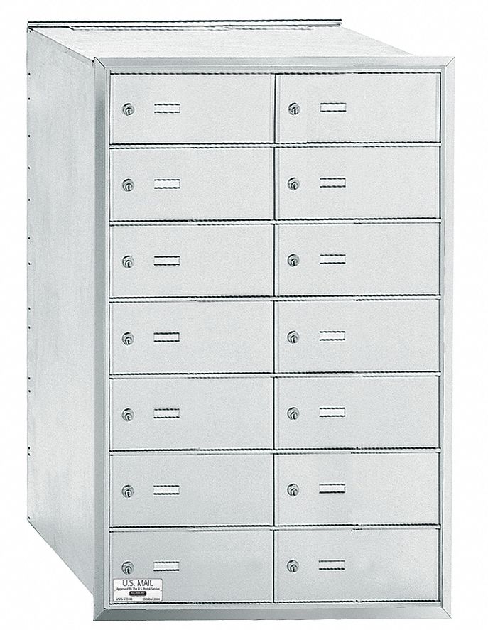 Standard Mailbox, 4B, 14 Doors
