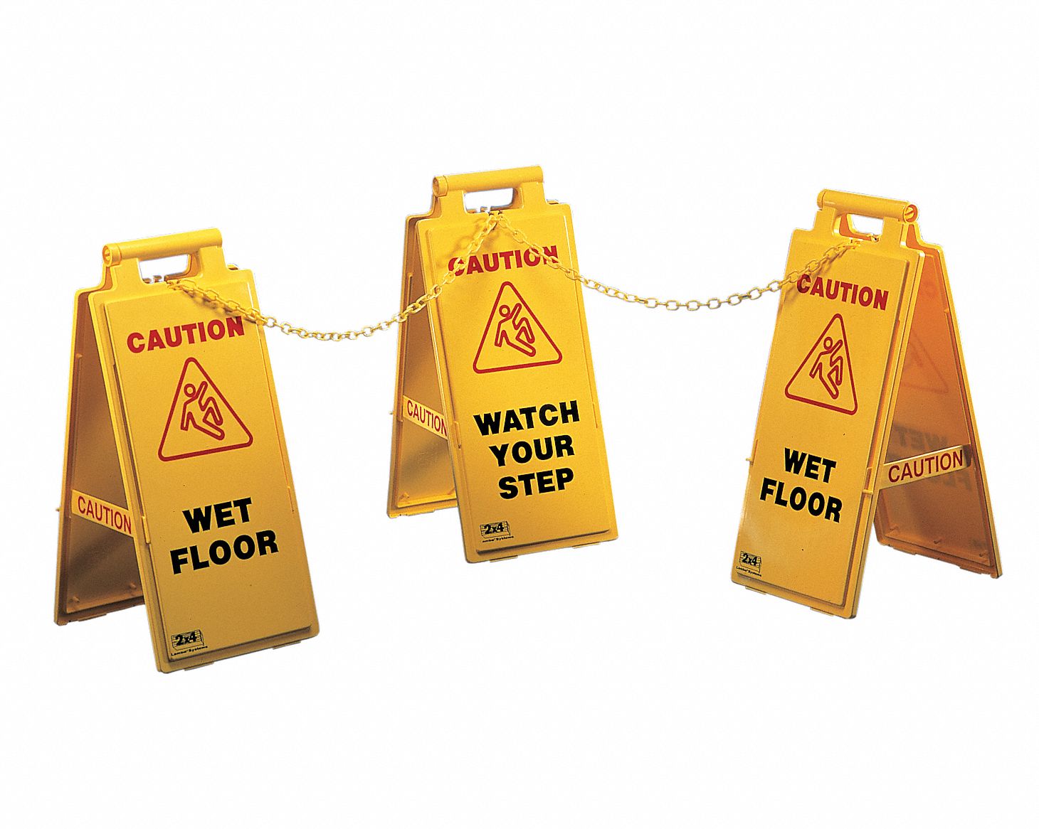 Floor Stand Sign, Yellow, 25 In.
