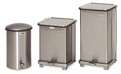 Waste Container 40 Gal Silent Step-on