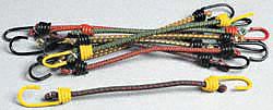 Bungee Cord, Hook, 18 In.L, PK 10