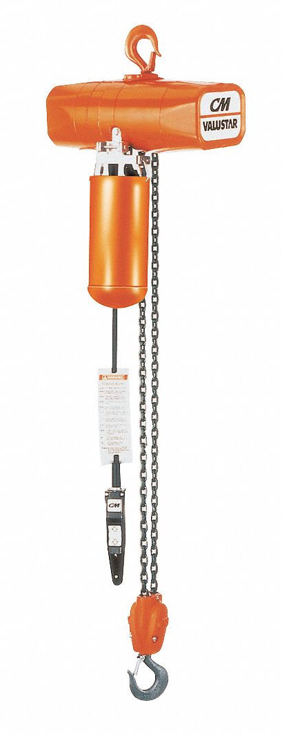 Electric Chain Hoist, 4000 lb., 8 fpm