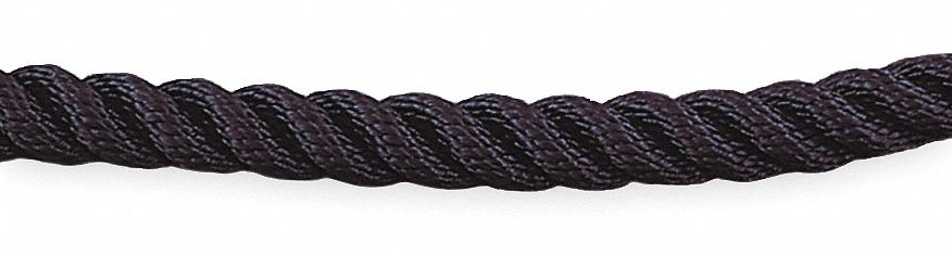 Classic Post Rope, Twisted Rope, Black