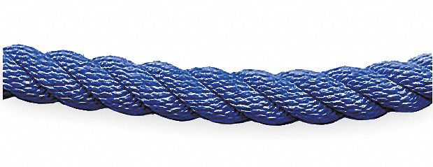 Classic Post Rope, Twisted Rope, Blue