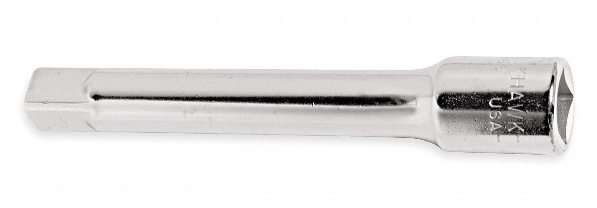 Extension, 1/2 In Drive, 5 In L, Chrome