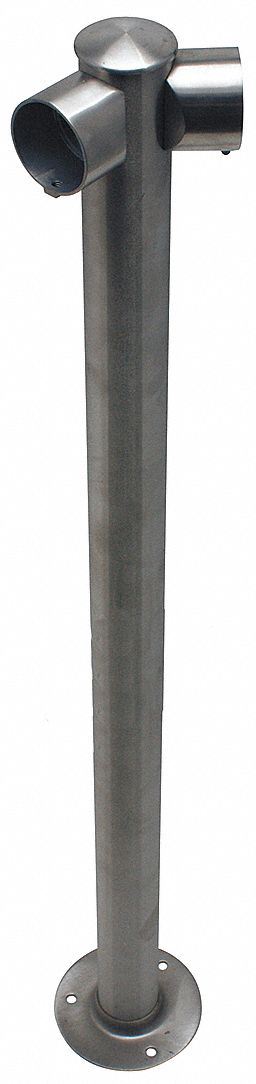 Adapta-Rail, Angle Post, Satin Stainless