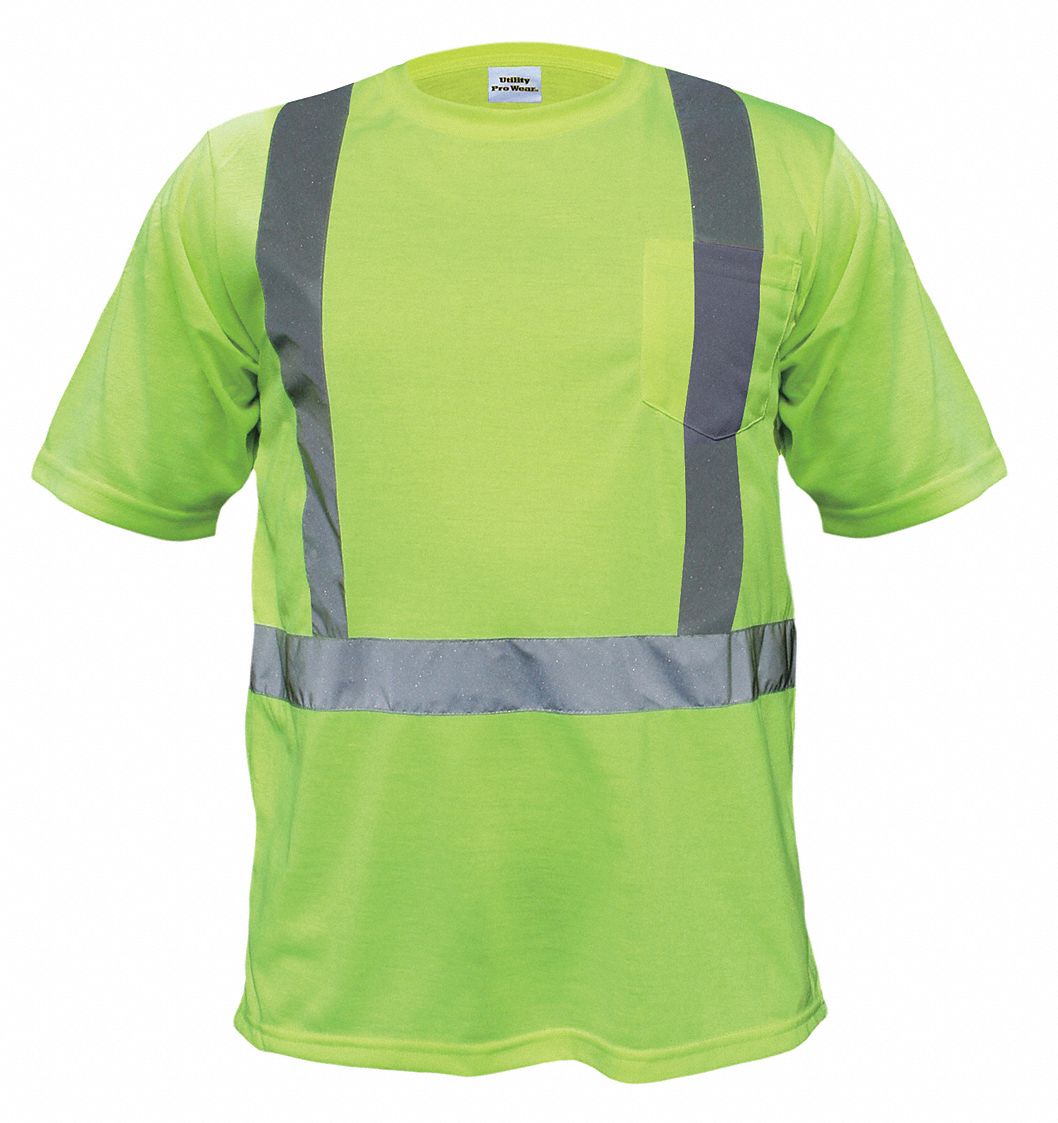 T-Shirt, Polyester, Lime, M