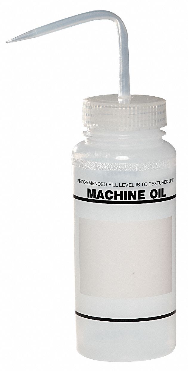 Wash Bottle, LDPE, Polypropylene, Wide, PK 6