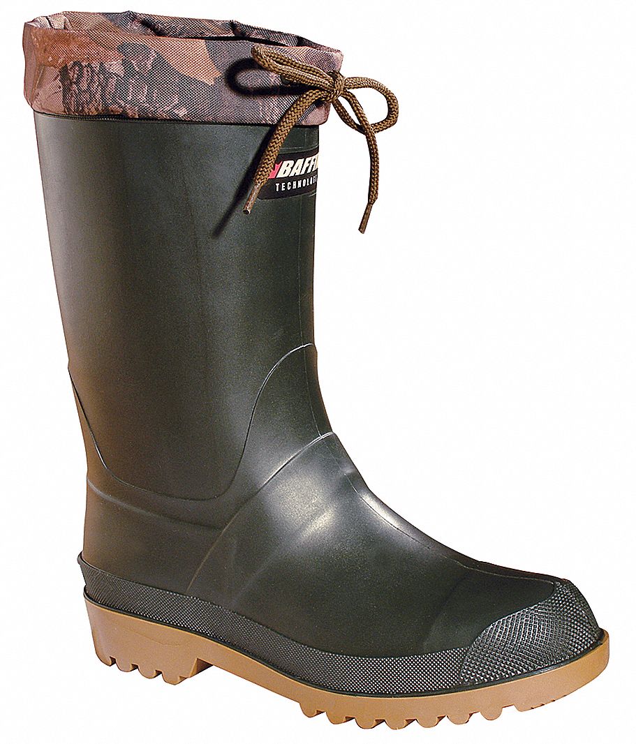 Midcalf Boots, Men, 13, Drawstring, Grn, 1PR
