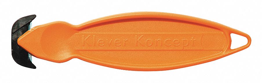 Safety Knife, Orange, 1 7/8 W, PK 10