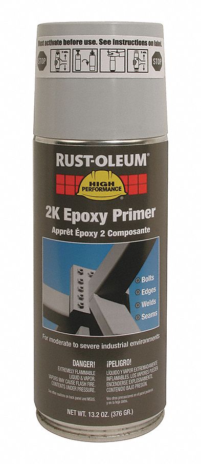 Aerosol 2K Epoxy Primer, Gray, 13.2 Oz