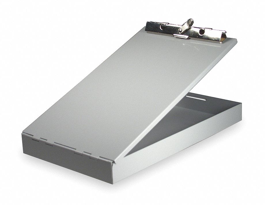 Portable Storage Clipboard, Memo, Silver