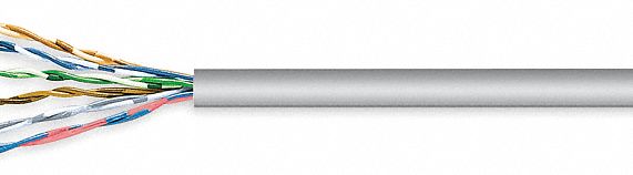 Cable, Data/LAN, Cat3, Gray