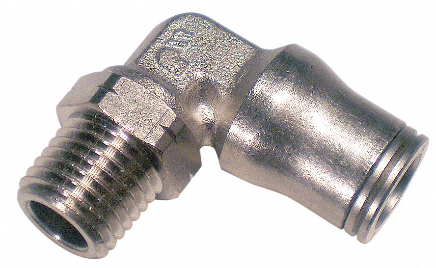 Swivel Elbow, Tube 1/4 In, Thread 1/8 In
