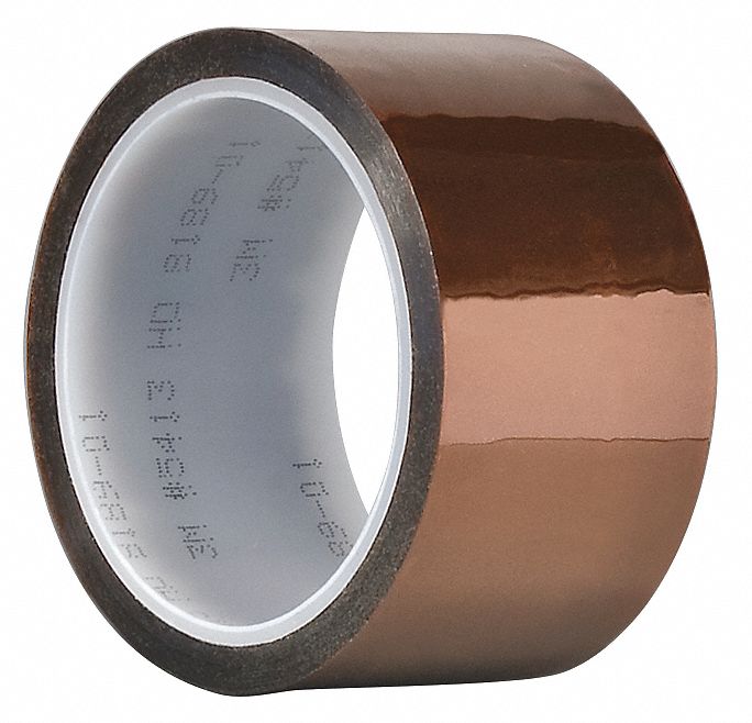 Film Tape, 6 In x 36 yd., Amber