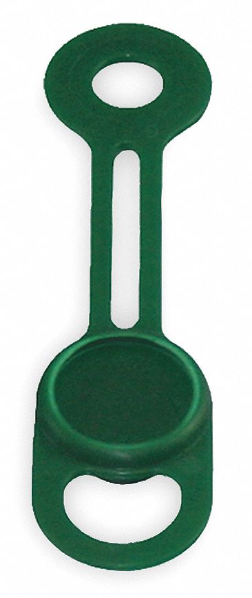 Ftng Prtectr, Dk Grn, 1/4 In, PK 100