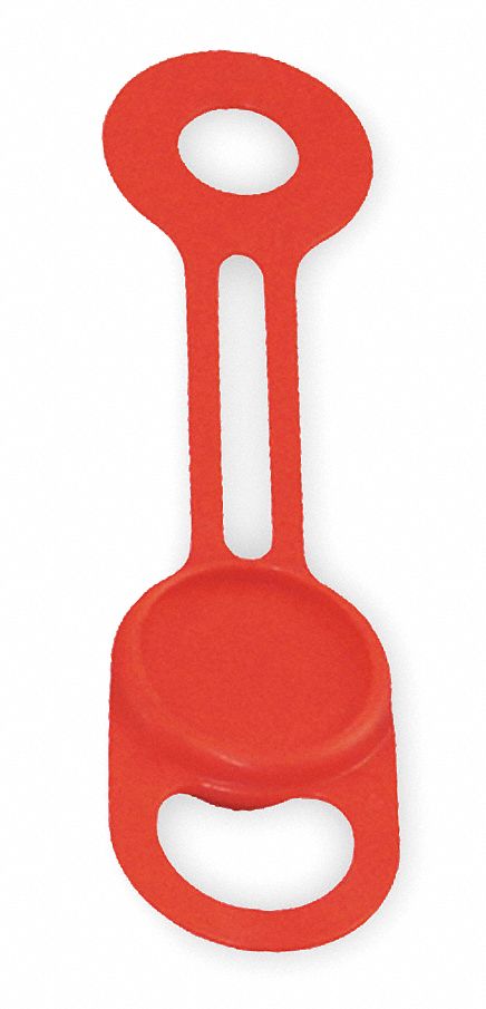 Ftng Prtectr, Orange, 1/4 In, PK 100