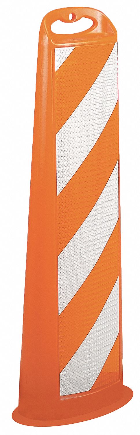 Panel, Orange/White, 14-3/4 In. W