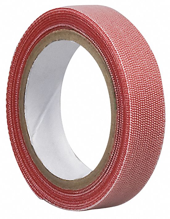 Reclosable Fastener, 1 In x 20 ft, Red