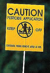 Caution Sign, 4x5In, BK/YEL, ENG, SURF, PK25