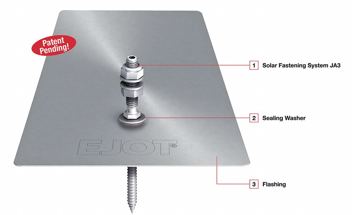 Solar Flashing, Composite Shingle, Pk12