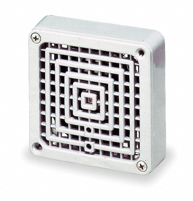 Vibratone Horn, 120VAC, 0.18 AC, Gray