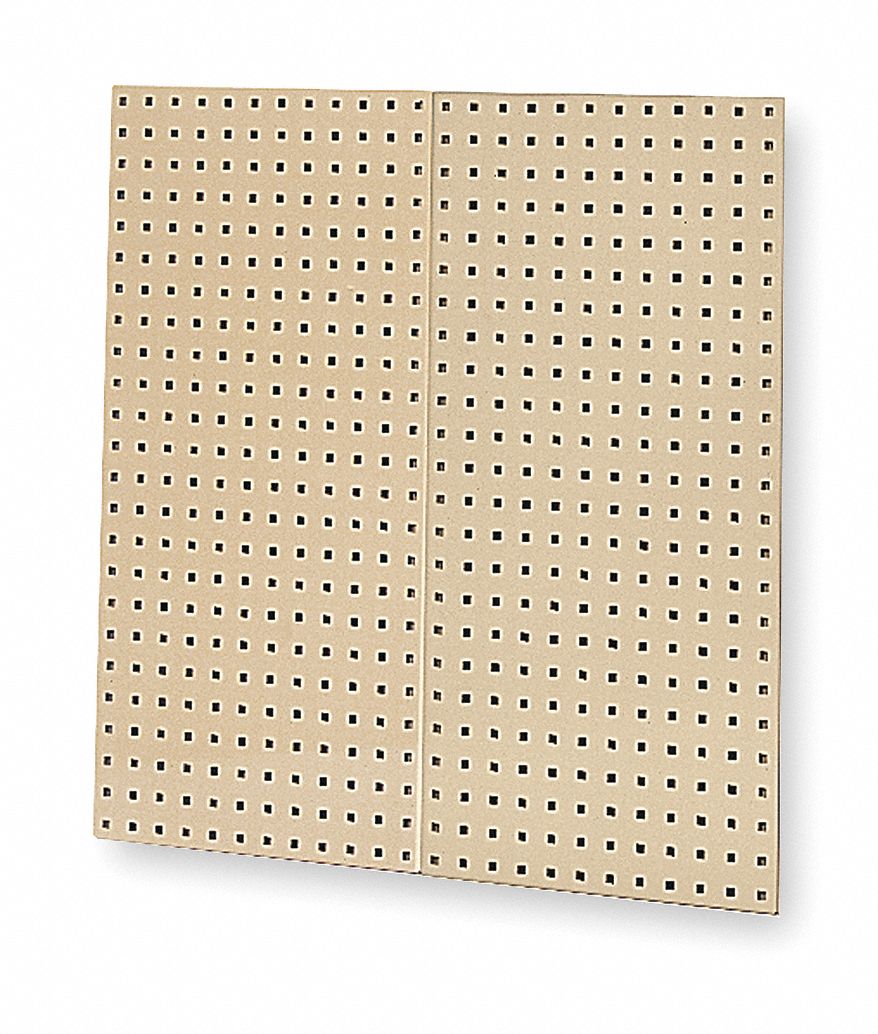 Toolboard Wall Panel, Tan, PK 2