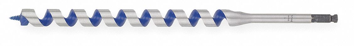 Ship Auger Bit, 5/8 Dia, 7/16 Hex Shank