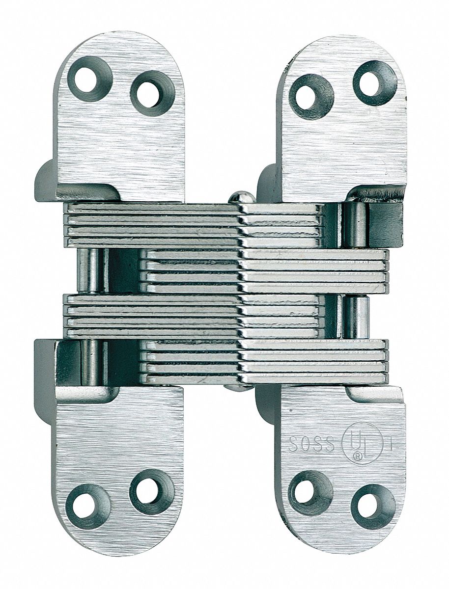 Hinge, Fire-Rated, Satin Chrome, 4 5/8 In
