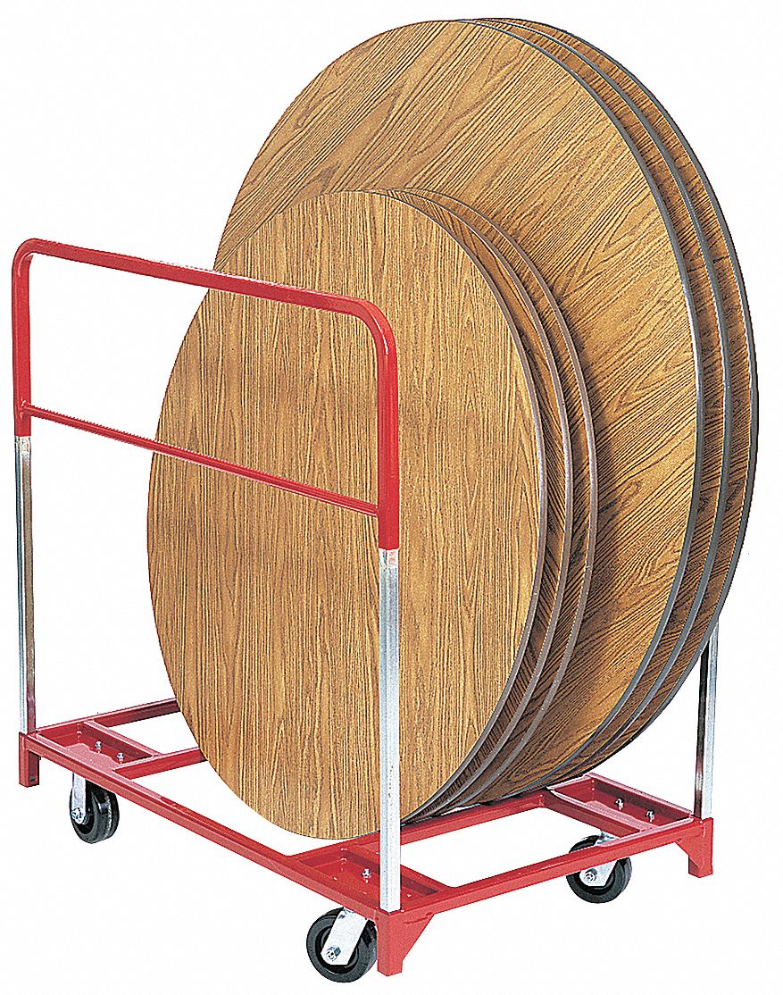Table Mover, 1600 lb., Phenolic, Steel