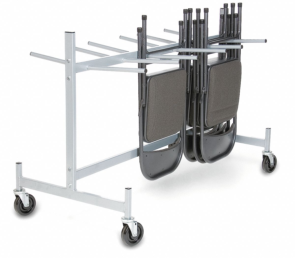 Folding Chair & Table Strg Cart, 400 lb.