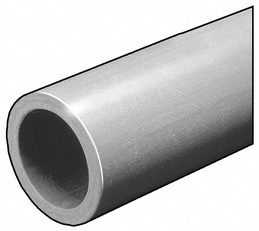 RD Tube, ISOFR, Gry, 2 ODx1/4 In Wall, 10 Ft