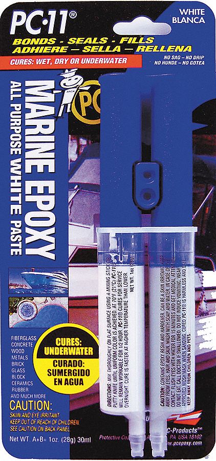 Epoxy, Marine Grade, White, 1 Oz Syringe