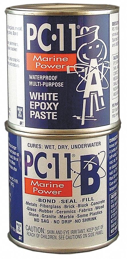 Epoxy, Marine Grade, White, 1 Lb Can