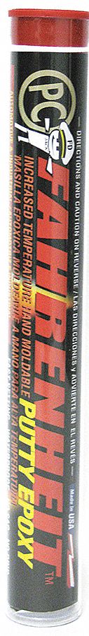 Putty, High Temp Epoxy, 2 Oz Pkg, Brown