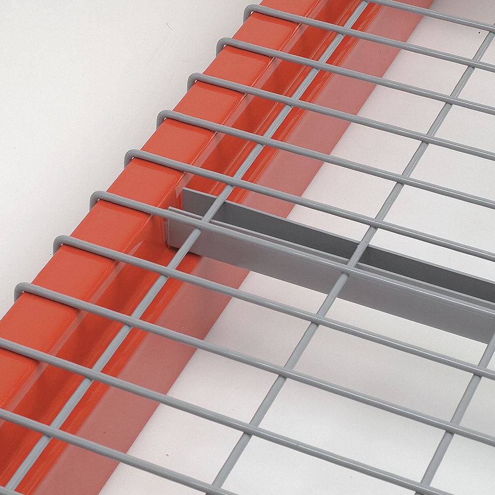 Pallet Rack Wire Decking, 48 In. D, Gray