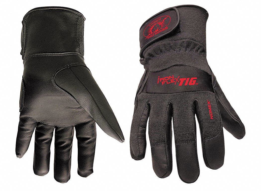 Welding Gloves, TIG, XL, 9 In. L, PR
