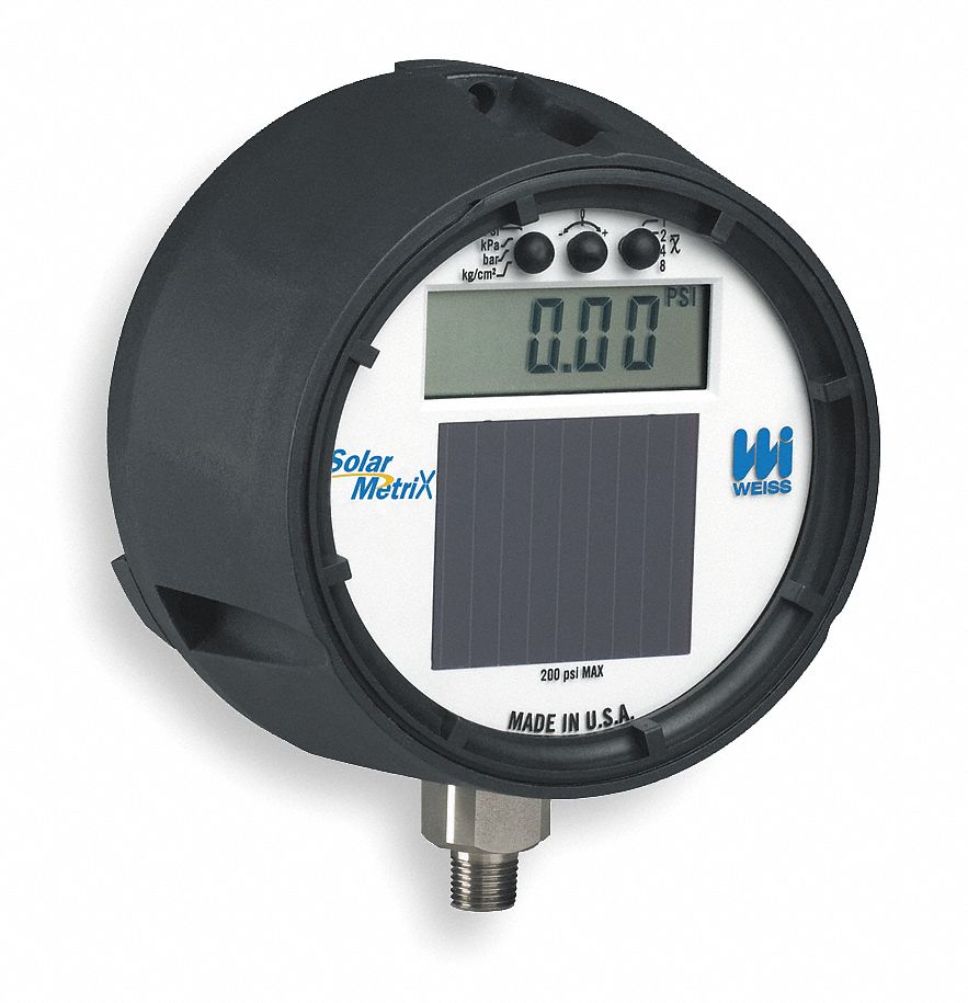 Digital Gauge, 30 In Hg VAC to 60 Psi