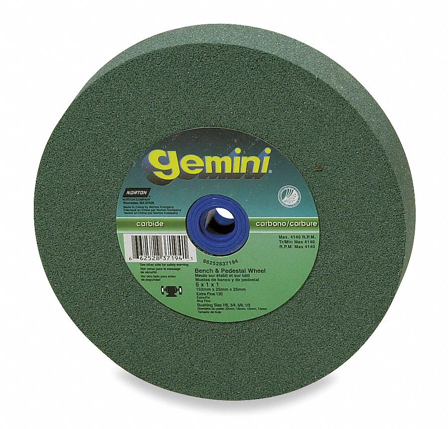 Grinding Wheel, T1, 6x3/4x1, SC, 60G, Green