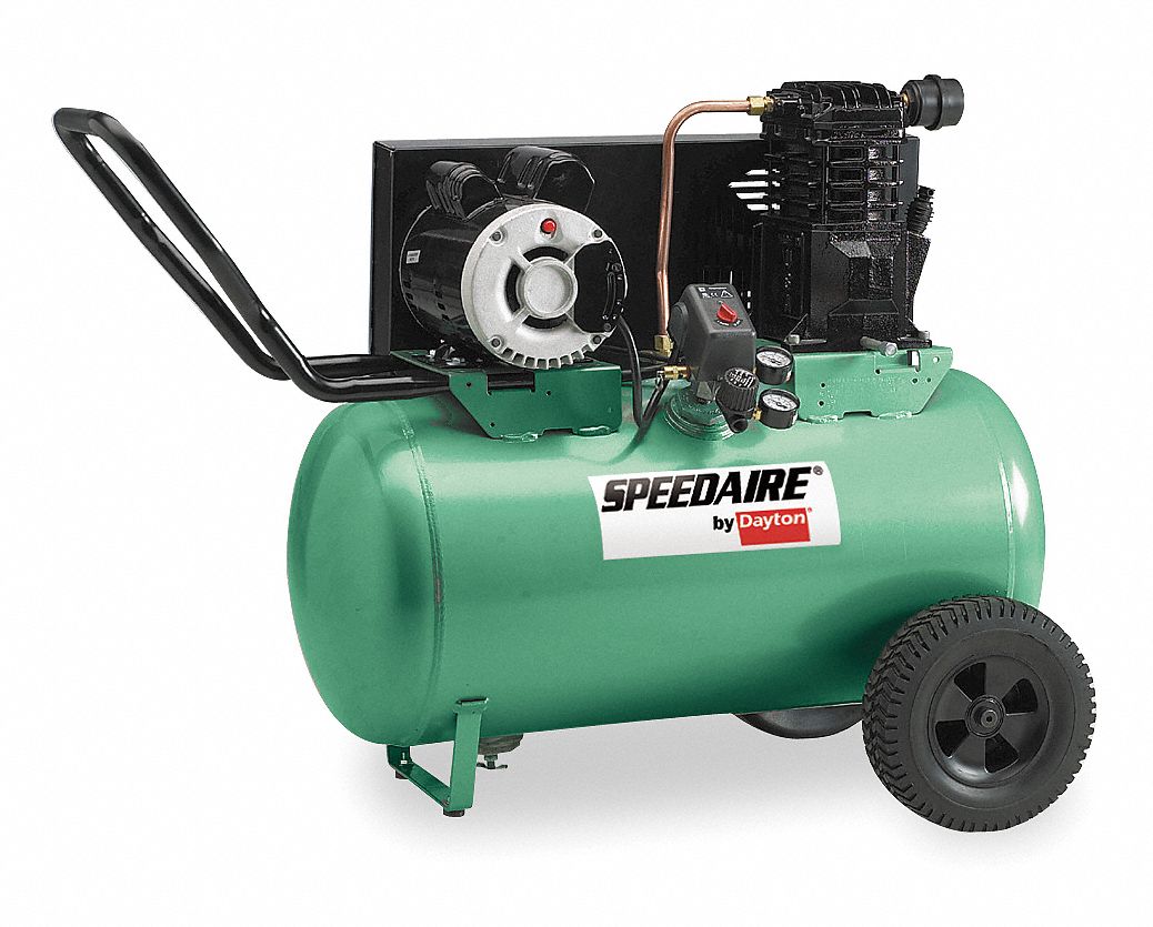 Air Compressor, 3.0 HP, 240V, 135 psi