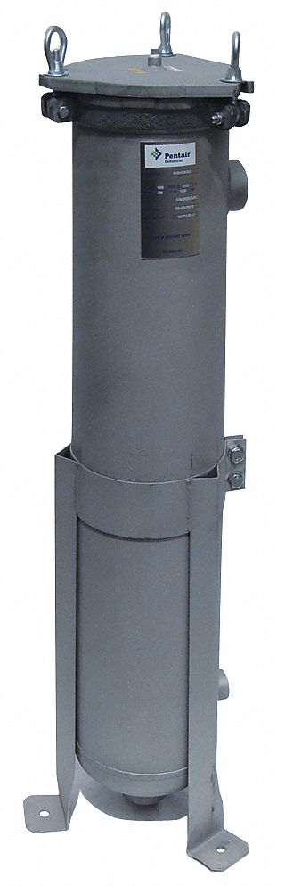 Bag Filter Housing, Alum, 1 1/4 In FNPT