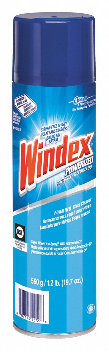 Glass Cleaner, 20 oz., Clear, PK12