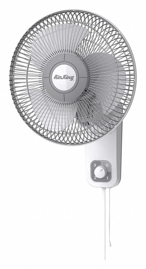 Wall Mount Fan, 940/800/700 cfm, 12 in.