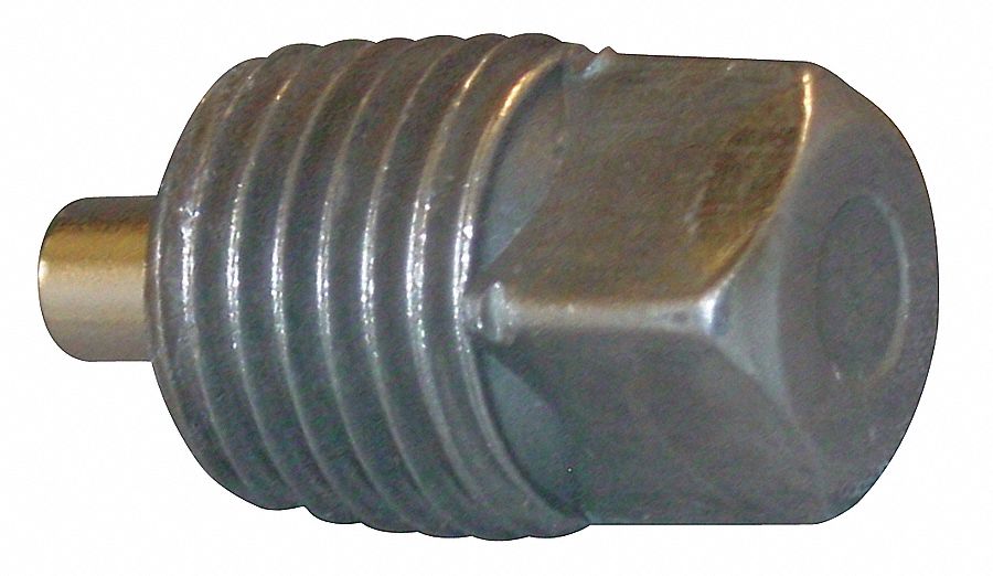 Plug, Mag, 1 In, 1.11 In L, Malleable Iron