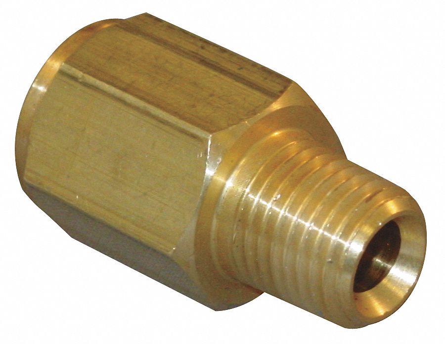 Adapter, 1/8 In, MNPT x FBSP, 1.313 In OD