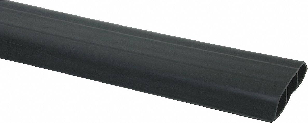 Cable Protector, 5.6In x1.7In x5Ft, Black